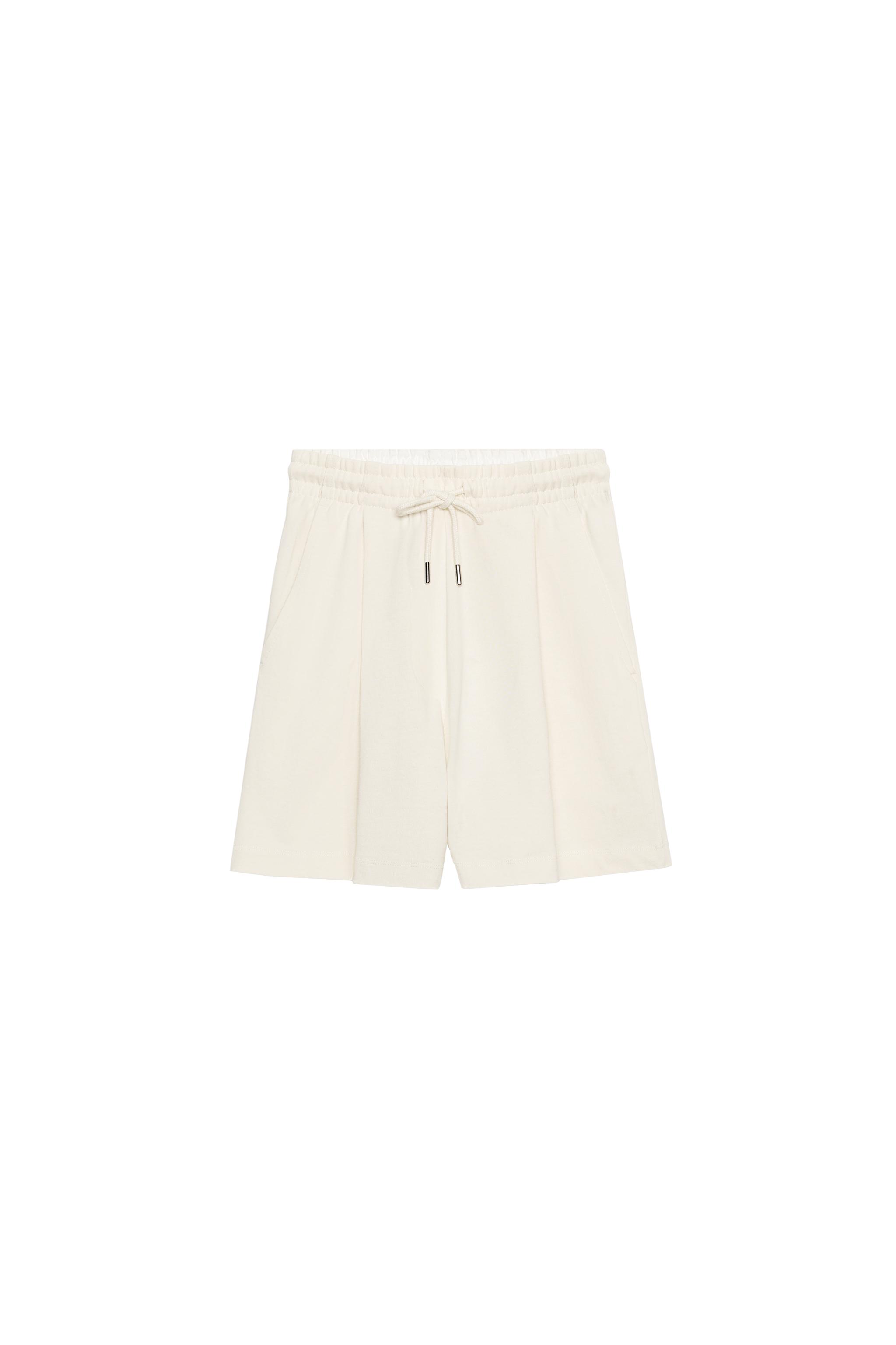 HEAVY COTTON PLEATED SHORTS